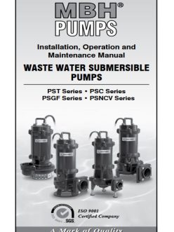 Waste Water Submersible Pumps_Maintenance Manual_10,5x21 cm